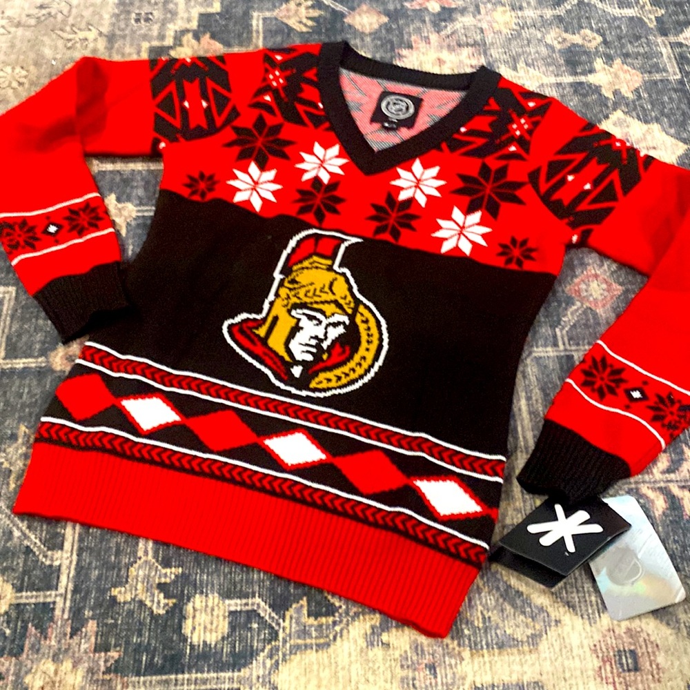 Washington Senators hockey NHL womens sweater Sz S NEW